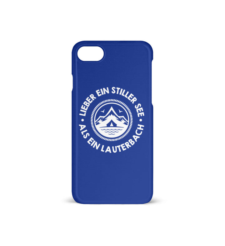 HANDYHÜLLE, HANDY CASE - IPHONE 7/8 • LIEBER EIN STILLER SEE ALS EIN LAUTERBACH-HARLEKINSHOP