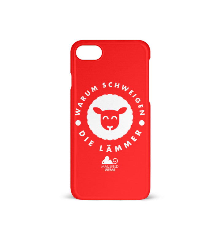 HANDYHÜLLE, HANDY CASE - IPHONE 7/8 • MAUSFELD ULTRAS / WARUM SCHWEIGEN DIE LÄMMER-HARLEKINSHOP