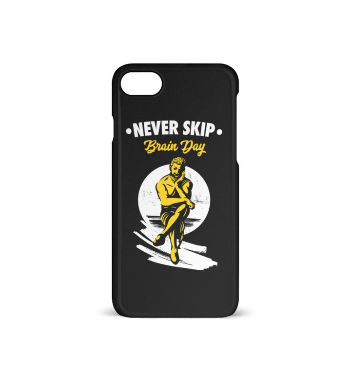 HANDYHÜLLE, HANDY CASE - IPHONE 7/8 • NEVER SKIP BRAIN DAY-HARLEKINSHOP