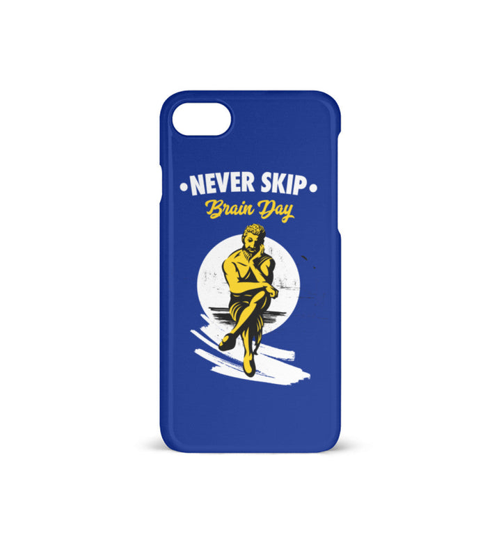 HANDYHÜLLE, HANDY CASE - IPHONE 7/8 • NEVER SKIP BRAIN DAY-HARLEKINSHOP
