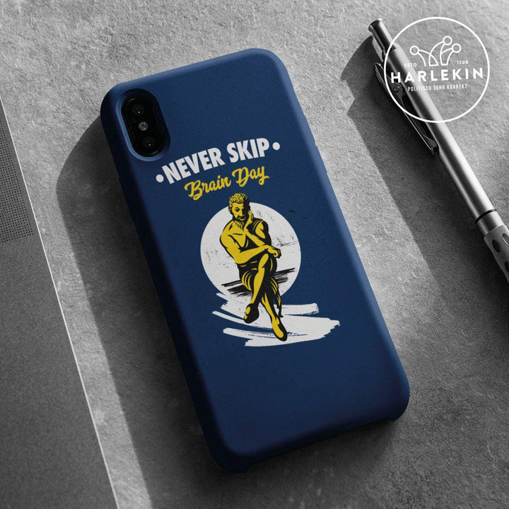 HANDYHÜLLE, HANDY CASE - IPHONE 7/8 • NEVER SKIP BRAIN DAY-HARLEKINSHOP