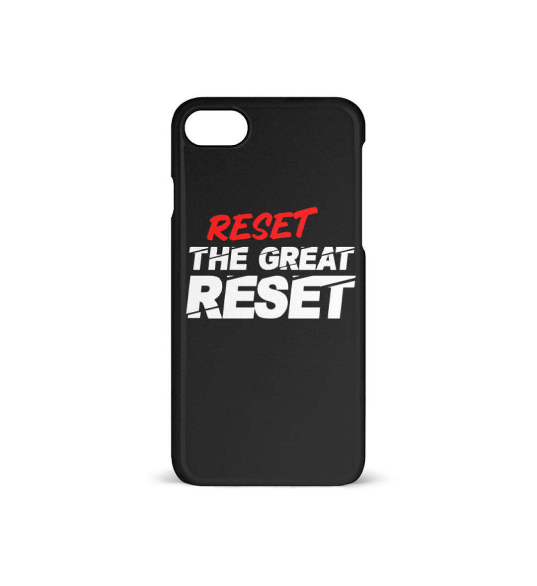 HANDYHÜLLE, HANDY CASE - IPHONE 7/8 • RESET THE GREAT RESET-HARLEKINSHOP