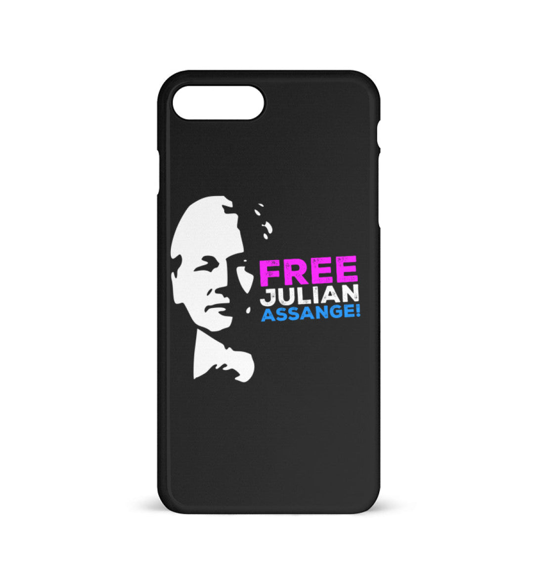 HANDYHÜLLE, HANDY CASE - IPHONE 7PLUS/8PLUS • FREE ASSANGE-HARLEKINSHOP