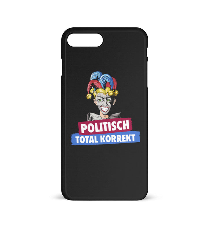 HANDYHÜLLE, HANDY CASE - IPHONE 7PLUS/8PLUS • HARLEKIN POLITISCH TOTAL KORREKT-HARLEKINSHOP