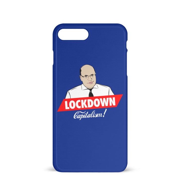 HANDYHÜLLE, HANDY CASE - IPHONE 7PLUS/8PLUS • LOCKDOWN CAPITALISM!-HARLEKINSHOP