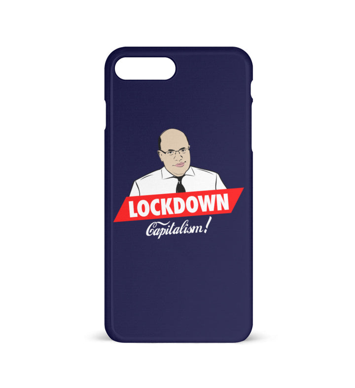 HANDYHÜLLE, HANDY CASE - IPHONE 7PLUS/8PLUS • LOCKDOWN CAPITALISM!-HARLEKINSHOP