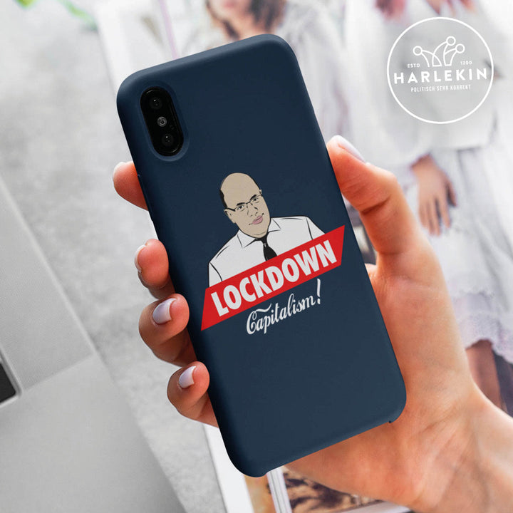 HANDYHÜLLE, HANDY CASE - IPHONE 7PLUS/8PLUS • LOCKDOWN CAPITALISM!-HARLEKINSHOP