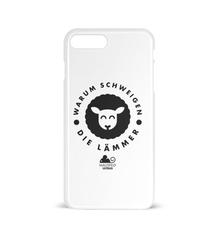 HANDYHÜLLE, HANDY CASE - IPHONE 7PLUS/8PLUS • MAUSFELD ULTRAS / WARUM SCHWEIGEN DIE LÄMMER-HARLEKINSHOP