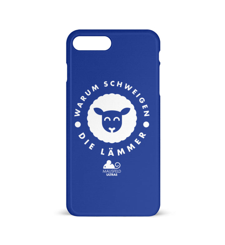 HANDYHÜLLE, HANDY CASE - IPHONE 7PLUS/8PLUS • MAUSFELD ULTRAS / WARUM SCHWEIGEN DIE LÄMMER-HARLEKINSHOP