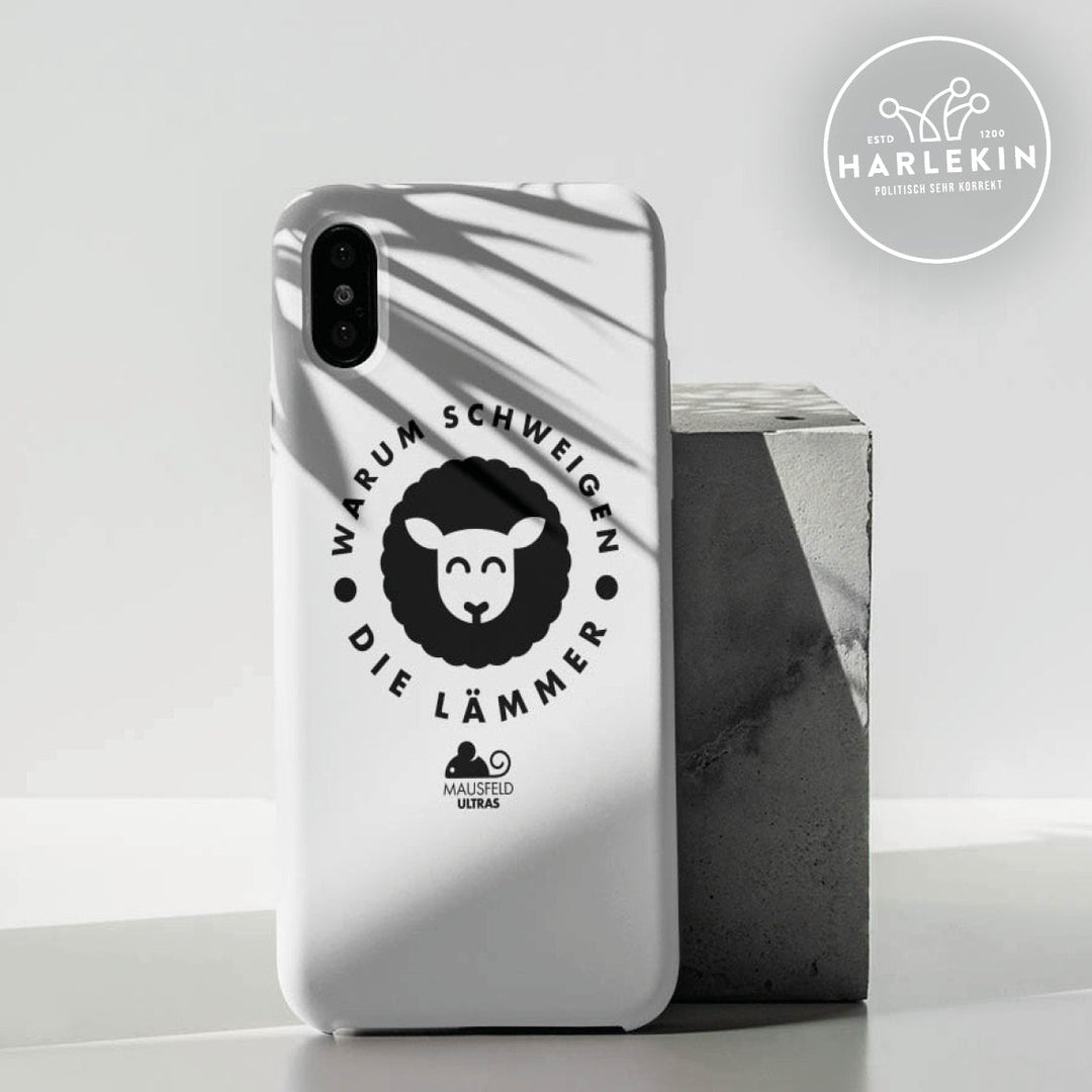 HANDYHÜLLE, HANDY CASE - IPHONE 7PLUS/8PLUS • MAUSFELD ULTRAS / WARUM SCHWEIGEN DIE LÄMMER-HARLEKINSHOP