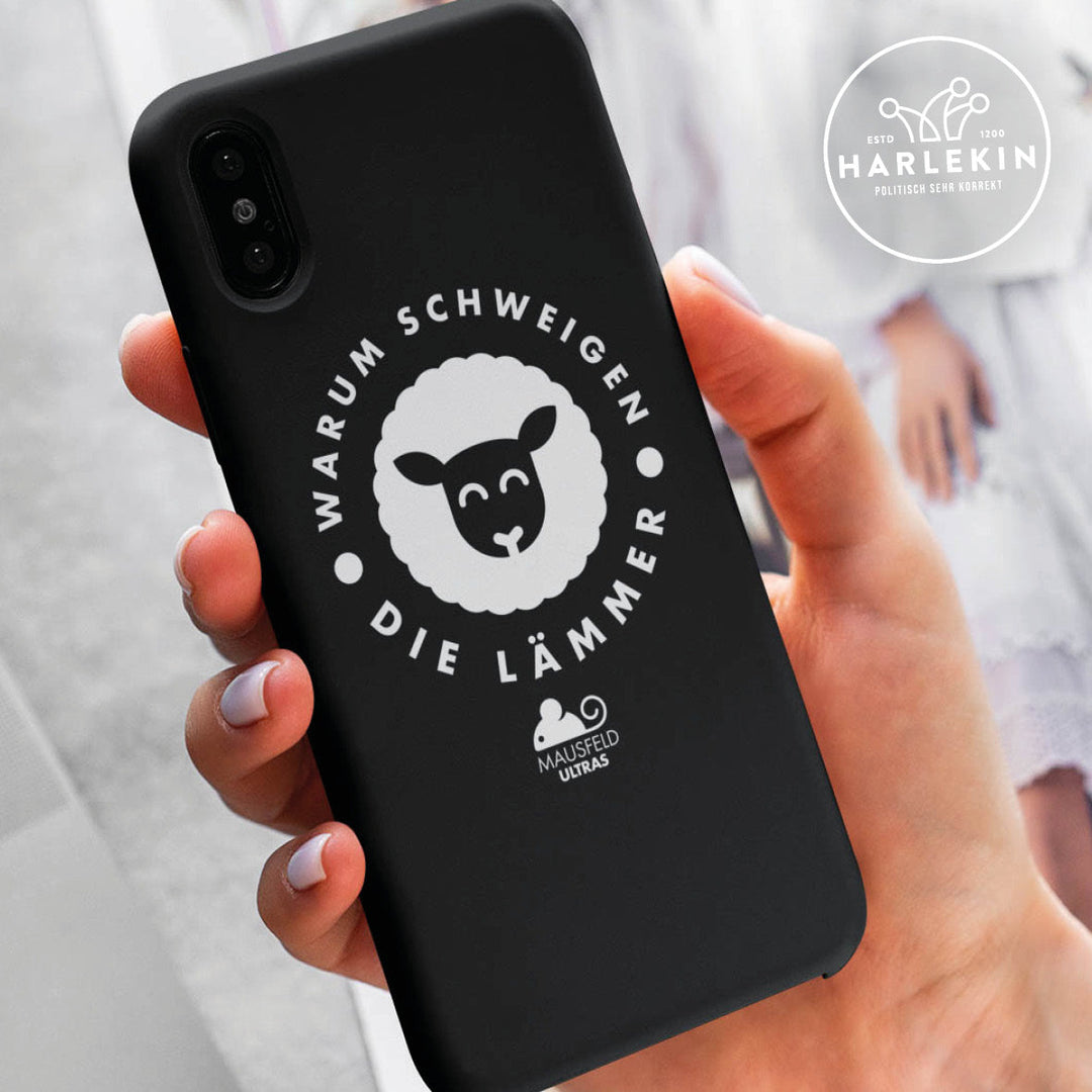 HANDYHÜLLE, HANDY CASE - IPHONE 7PLUS/8PLUS • MAUSFELD ULTRAS / WARUM SCHWEIGEN DIE LÄMMER-HARLEKINSHOP