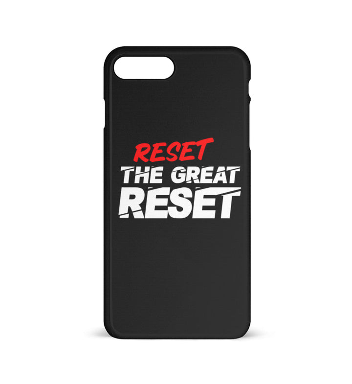 HANDYHÜLLE, HANDY CASE - IPHONE 7PLUS/8PLUS • RESET THE GREAT RESET-HARLEKINSHOP