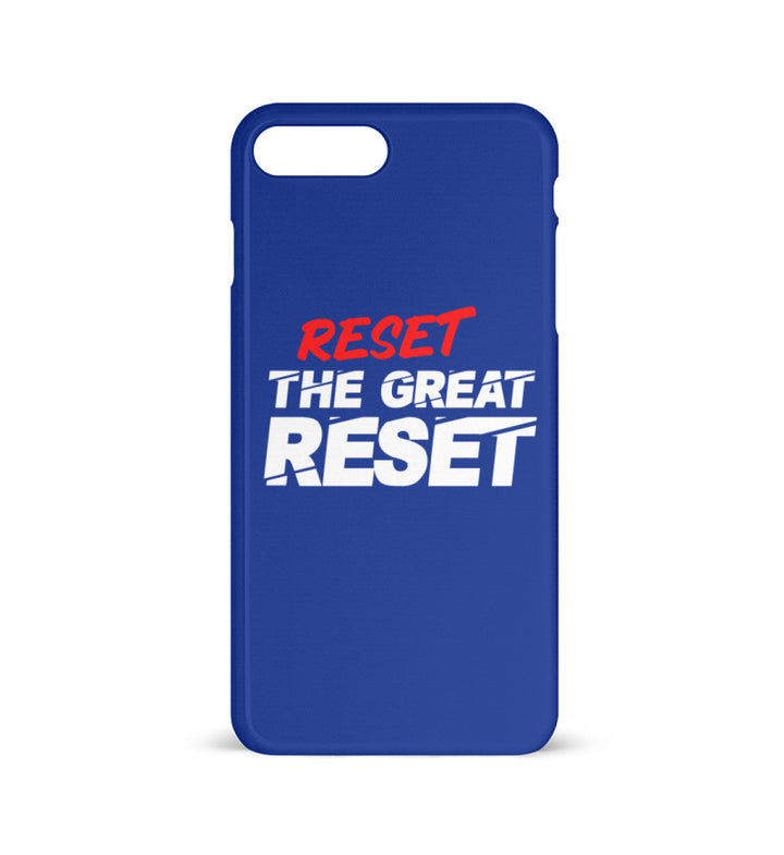 HANDYHÜLLE, HANDY CASE - IPHONE 7PLUS/8PLUS • RESET THE GREAT RESET-HARLEKINSHOP