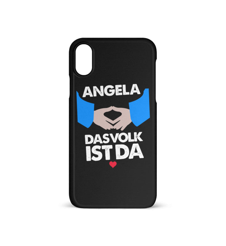 HANDYHÜLLE, HANDY CASE - IPHONE X • ANGELA: WAS VOLK IST DA-HARLEKINSHOP