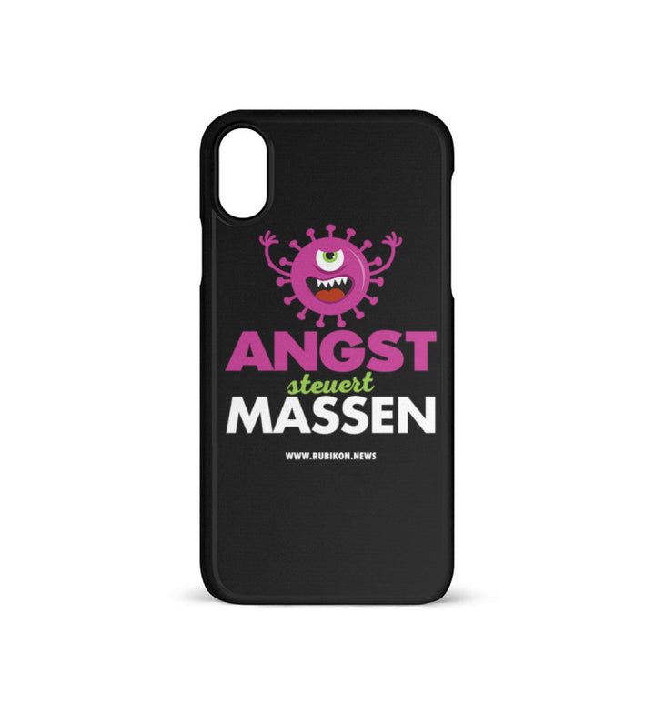 HANDYHÜLLE, HANDY CASE - IPHONE X • ANGST STEUERT MASSEN-HARLEKINSHOP