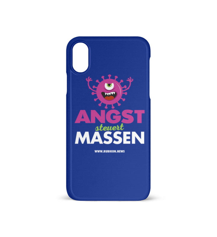 HANDYHÜLLE, HANDY CASE - IPHONE X • ANGST STEUERT MASSEN-HARLEKINSHOP