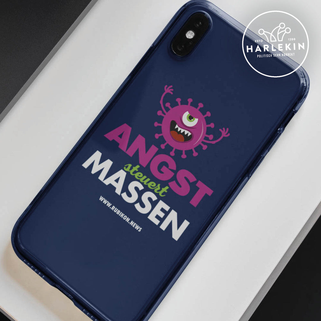 HANDYHÜLLE, HANDY CASE - IPHONE X • ANGST STEUERT MASSEN-HARLEKINSHOP