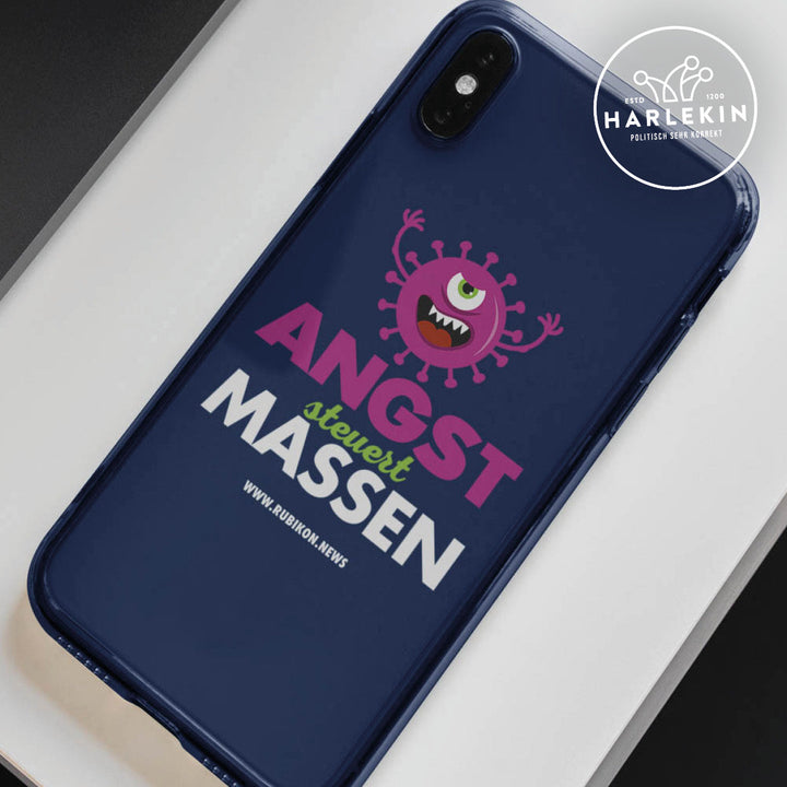 HANDYHÜLLE, HANDY CASE - IPHONE X • ANGST STEUERT MASSEN-HARLEKINSHOP