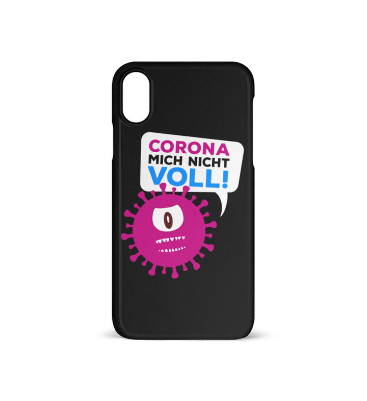 HANDYHÜLLE, HANDY CASE - IPHONE X • CORONA MICH NICHT VOLL-HARLEKINSHOP