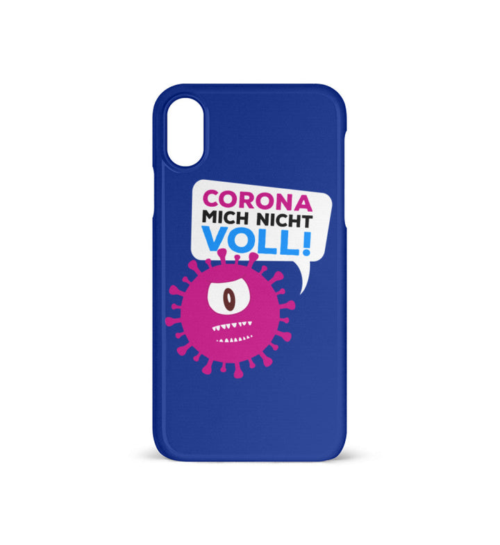 HANDYHÜLLE, HANDY CASE - IPHONE X • CORONA MICH NICHT VOLL-HARLEKINSHOP