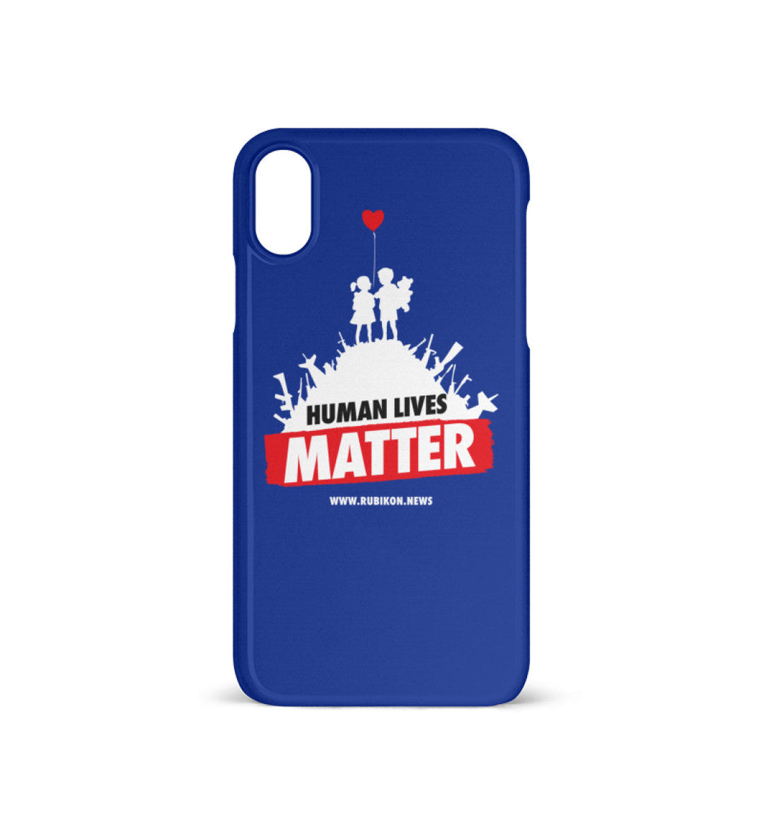 HANDYHÜLLE, HANDY CASE - IPHONE X • HUMAN LIVES MATTER-HARLEKINSHOP