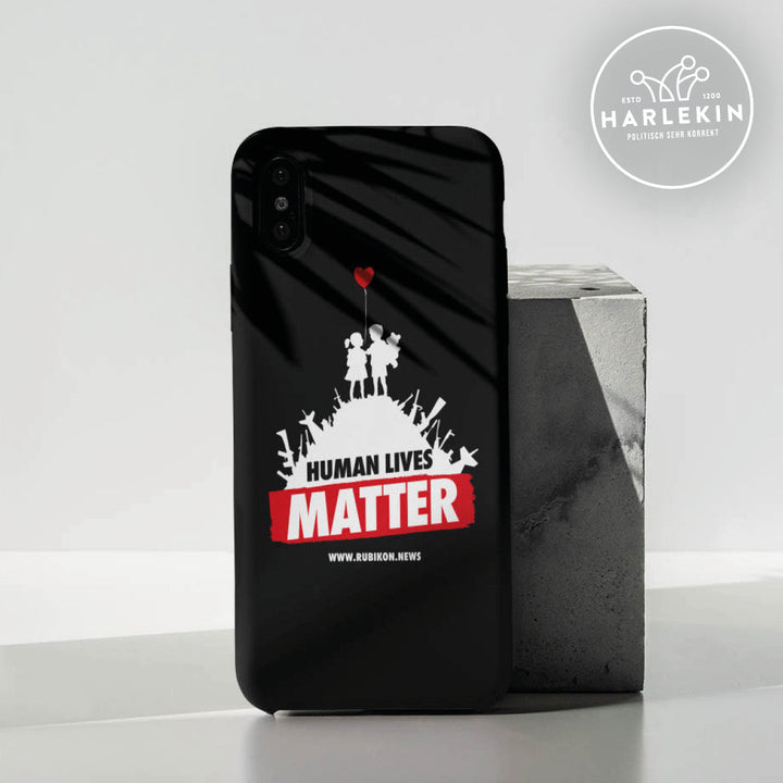 HANDYHÜLLE, HANDY CASE - IPHONE X • HUMAN LIVES MATTER-HARLEKINSHOP