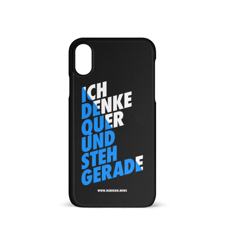 HANDYHÜLLE, HANDY CASE - IPHONE X • QUERDENKER-HARLEKINSHOP