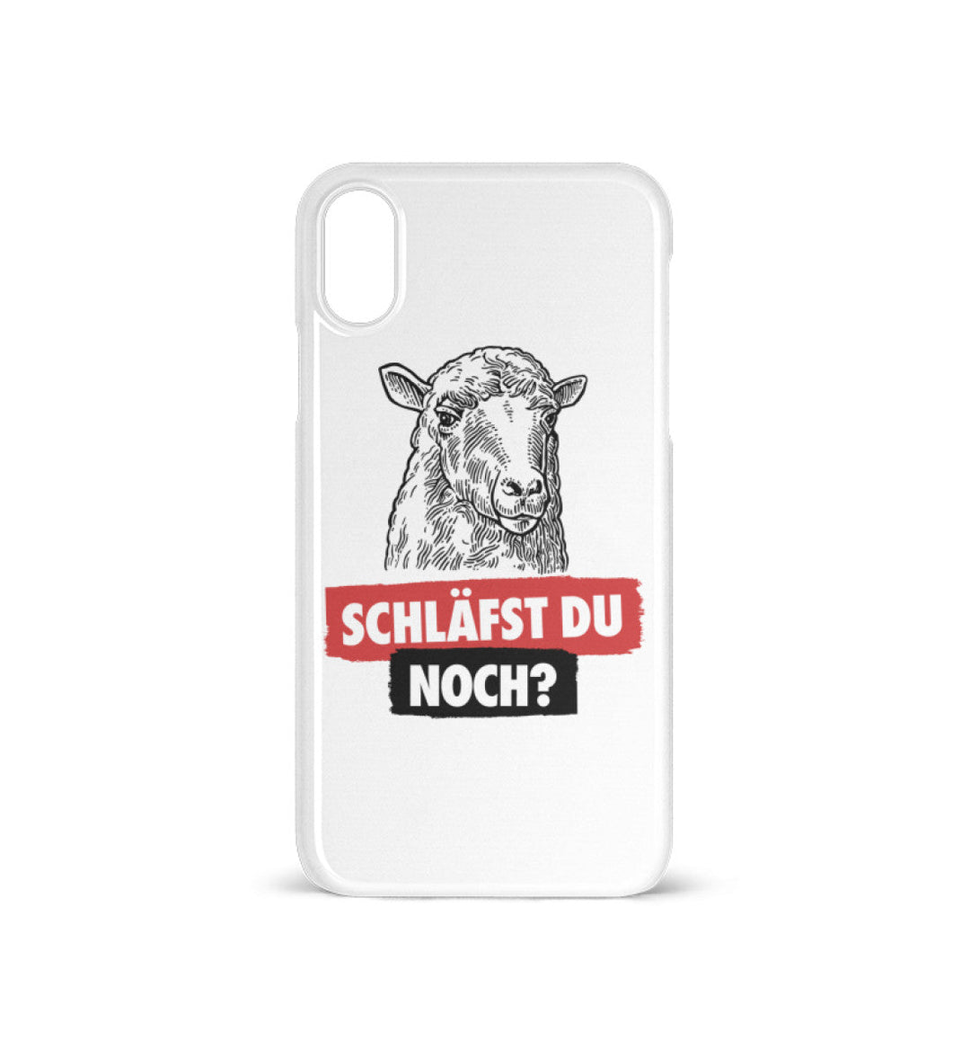 HANDYHÜLLE, HANDY CASE - IPHONE X • SCHAFE / SCHLÄFST DU NOCH?-HARLEKINSHOP