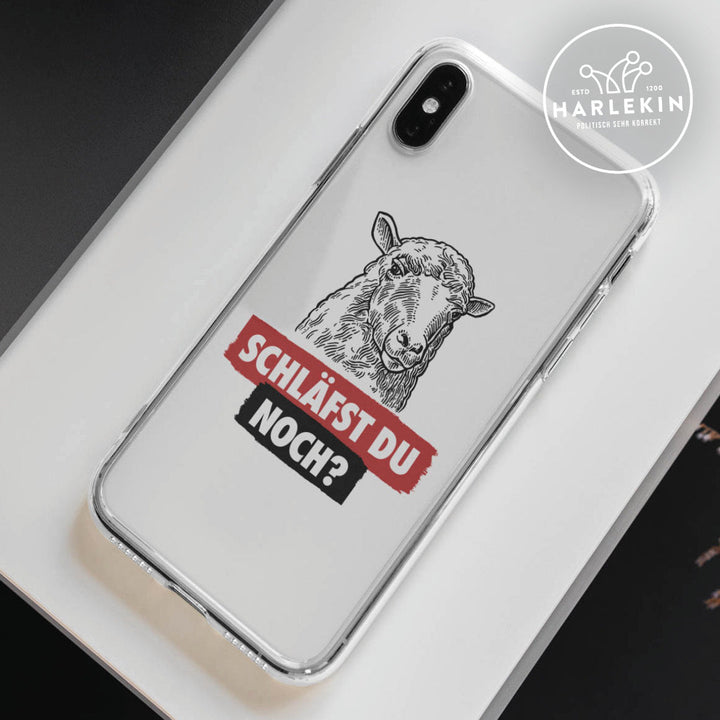 HANDYHÜLLE, HANDY CASE - IPHONE X • SCHAFE / SCHLÄFST DU NOCH?-HARLEKINSHOP