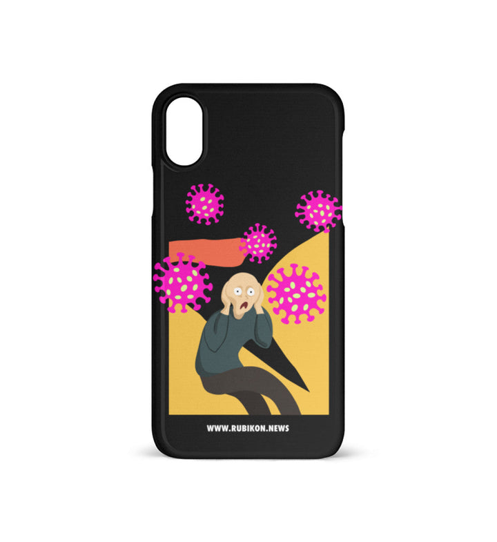 HANDYHÜLLE, HANDY CASE - IPHONE X • SCHREI / PANIK-HARLEKINSHOP