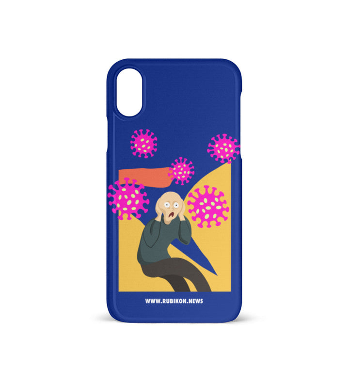 HANDYHÜLLE, HANDY CASE - IPHONE X • SCHREI / PANIK-HARLEKINSHOP