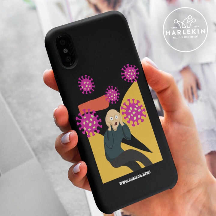 HANDYHÜLLE, HANDY CASE - IPHONE X • SCHREI / PANIK-HARLEKINSHOP