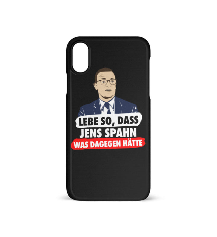 HANDYHÜLLE, HANDY CASE - IPHONE X • SPAHN / BANKKAUFMANN-HARLEKINSHOP