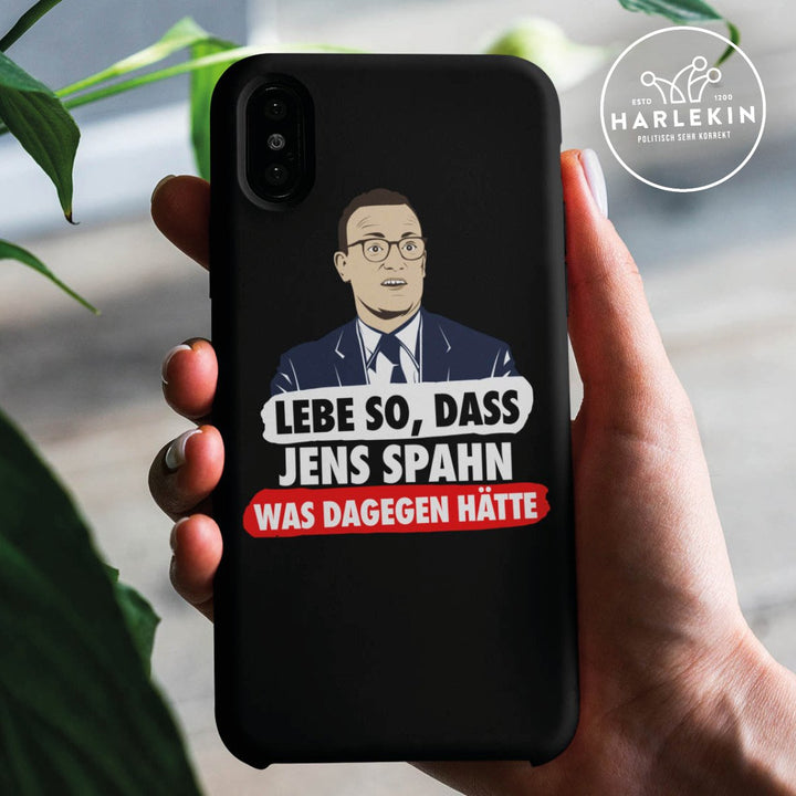 HANDYHÜLLE, HANDY CASE - IPHONE X • SPAHN / BANKKAUFMANN-HARLEKINSHOP