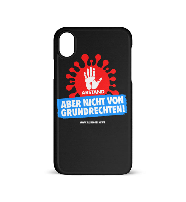 HANDYHÜLLE, HANDY CASE - IPHONE XR • ABSTAND GRUNDRECHTE-HARLEKINSHOP