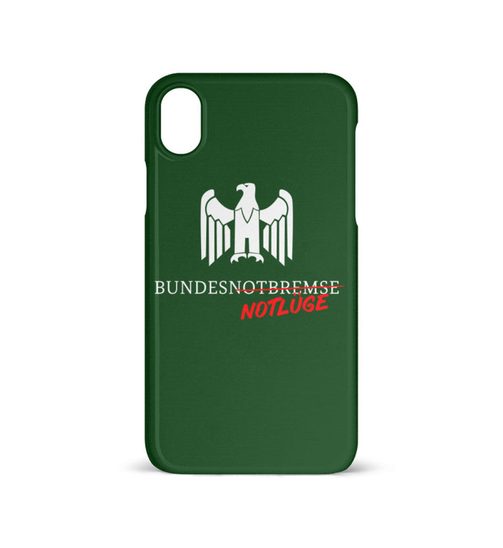 HANDYHÜLLE, HANDY CASE - IPHONE XR • BUNDESNOTLÜGE-HARLEKINSHOP