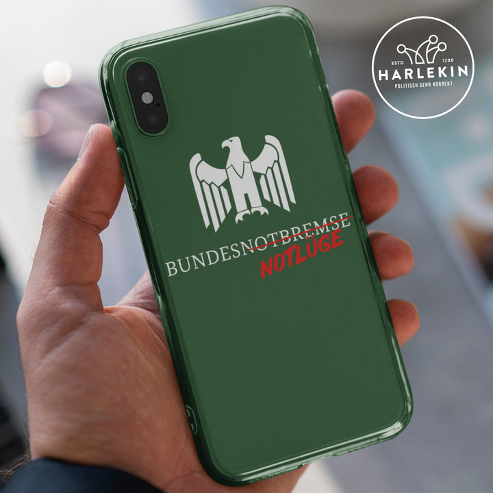 HANDYHÜLLE, HANDY CASE - IPHONE XR • BUNDESNOTLÜGE-HARLEKINSHOP