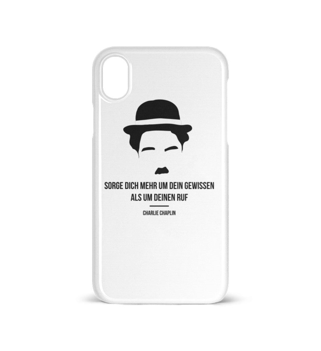 HANDYHÜLLE, HANDY CASE - IPHONE XR • CHARLIE CHAPLIN GEWISSEN-HARLEKINSHOP