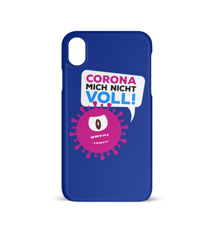 HANDYHÜLLE, HANDY CASE - IPHONE XR • CORONA MICH NICHT VOLL-HARLEKINSHOP