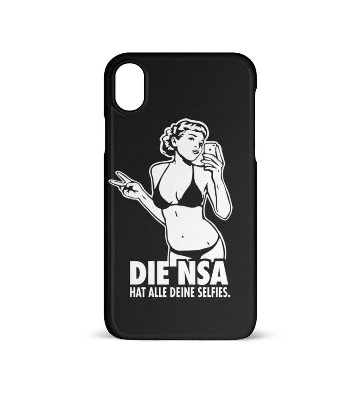 HANDYHÜLLE, HANDY CASE - IPHONE XR • DIE NSA HAT ALLE DEINE SELFIES-HARLEKINSHOP