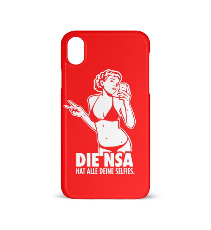 HANDYHÜLLE, HANDY CASE - IPHONE XR • DIE NSA HAT ALLE DEINE SELFIES-HARLEKINSHOP