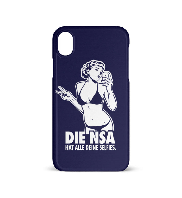 HANDYHÜLLE, HANDY CASE - IPHONE XR • DIE NSA HAT ALLE DEINE SELFIES-HARLEKINSHOP