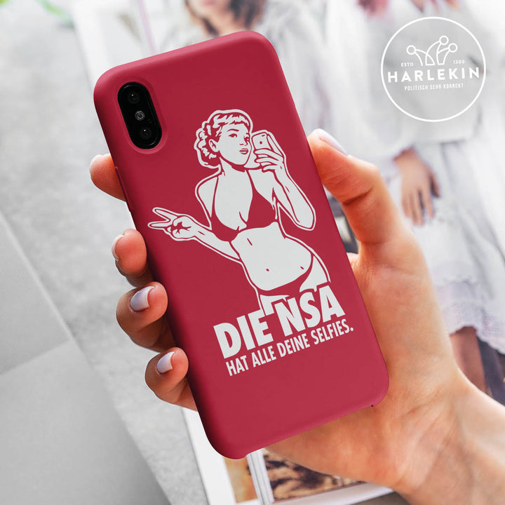 HANDYHÜLLE, HANDY CASE - IPHONE XR • DIE NSA HAT ALLE DEINE SELFIES-HARLEKINSHOP