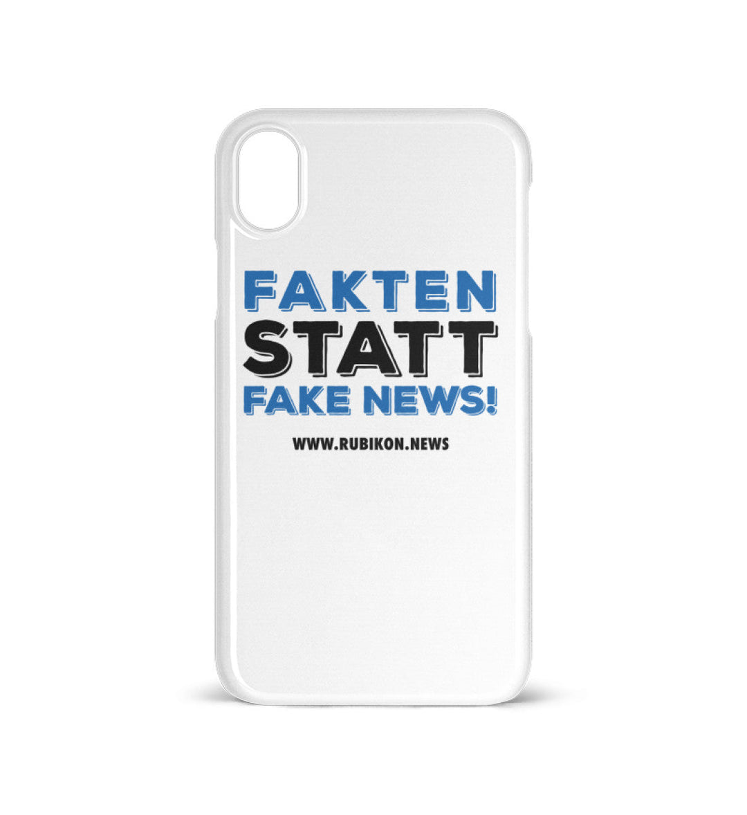 HANDYHÜLLE, HANDY CASE - IPHONE XR • FAKTEN STATT FAKE NEWS-HARLEKINSHOP
