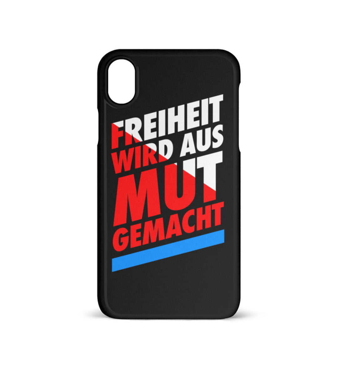 HANDYHÜLLE, HANDY CASE - IPHONE XR • FREIHEIT & MUT-HARLEKINSHOP