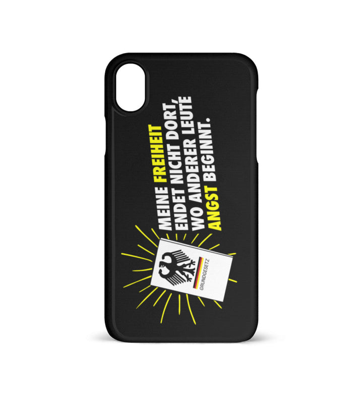 HANDYHÜLLE, HANDY CASE - IPHONE XR • FREIHEIT VS. ANGST-HARLEKINSHOP