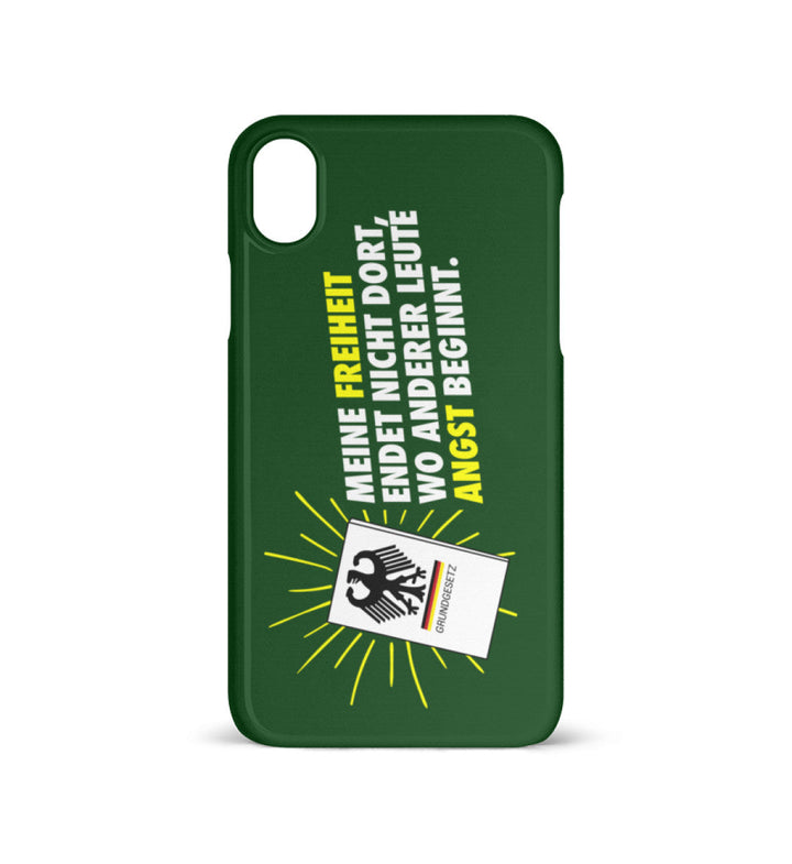 HANDYHÜLLE, HANDY CASE - IPHONE XR • FREIHEIT VS. ANGST-HARLEKINSHOP