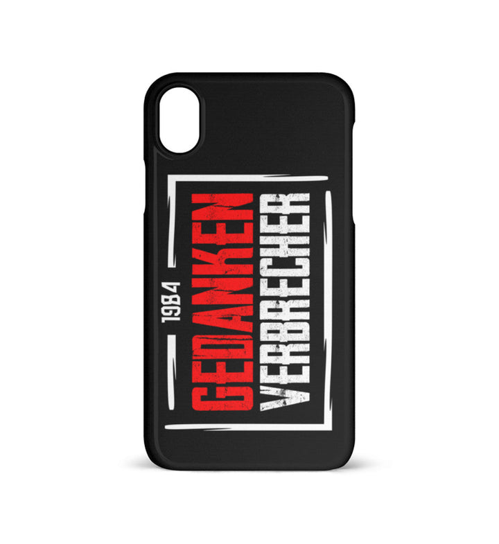 HANDYHÜLLE, HANDY CASE - IPHONE XR • GEDANKENVERBRECHER-HARLEKINSHOP