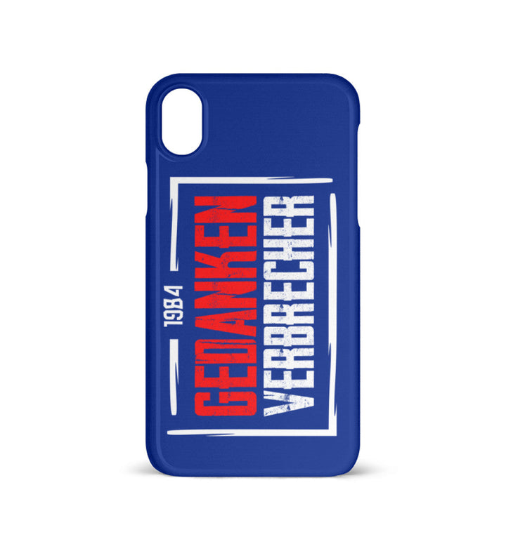 HANDYHÜLLE, HANDY CASE - IPHONE XR • GEDANKENVERBRECHER-HARLEKINSHOP