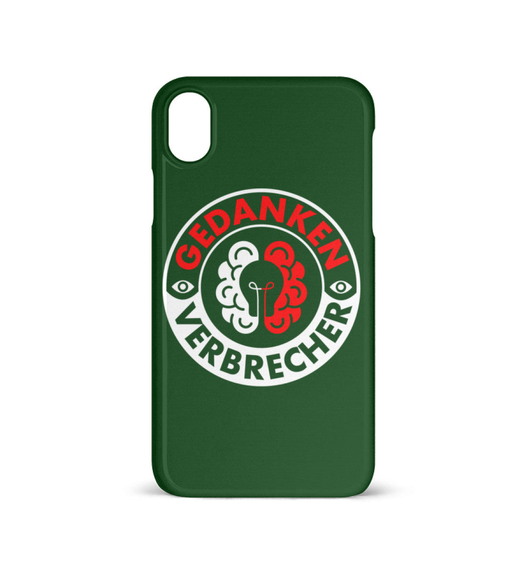 HANDYHÜLLE, HANDY CASE - IPHONE XR • GEDANKENVERBRECHER BADGE-HARLEKINSHOP